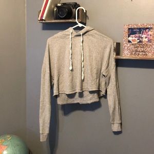 Cropped hoodie